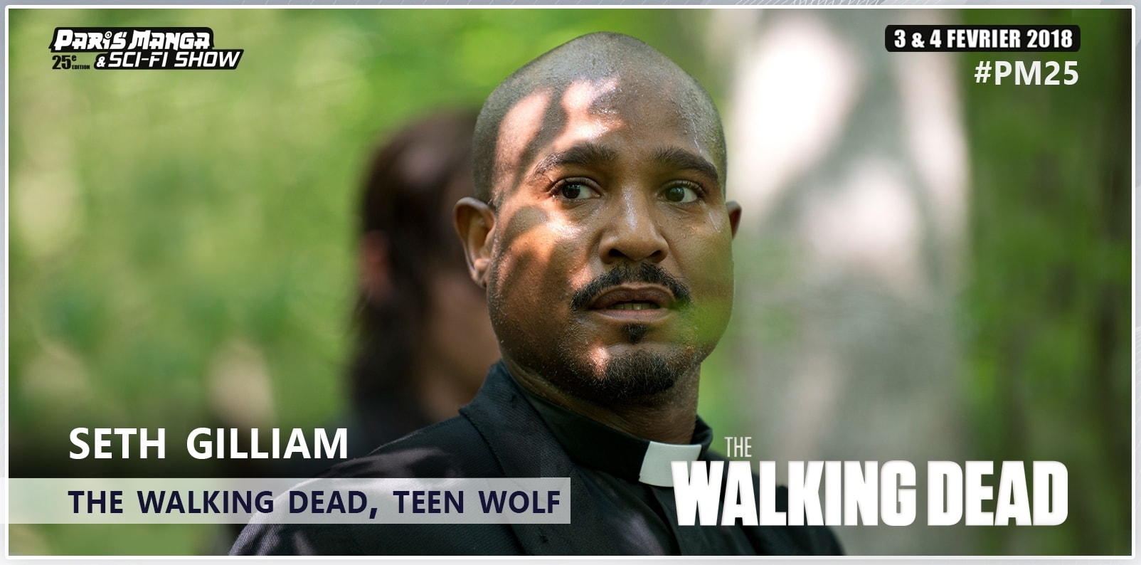 Seth Gilliam : Father Gabriel de The Walking Dead au Paris Manga pour rencontrer ses fans