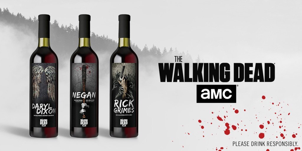 The Walking Dead lance des bouteilles de vin à l&rsquo;effigie de Rick, Daryl &#038; Negan