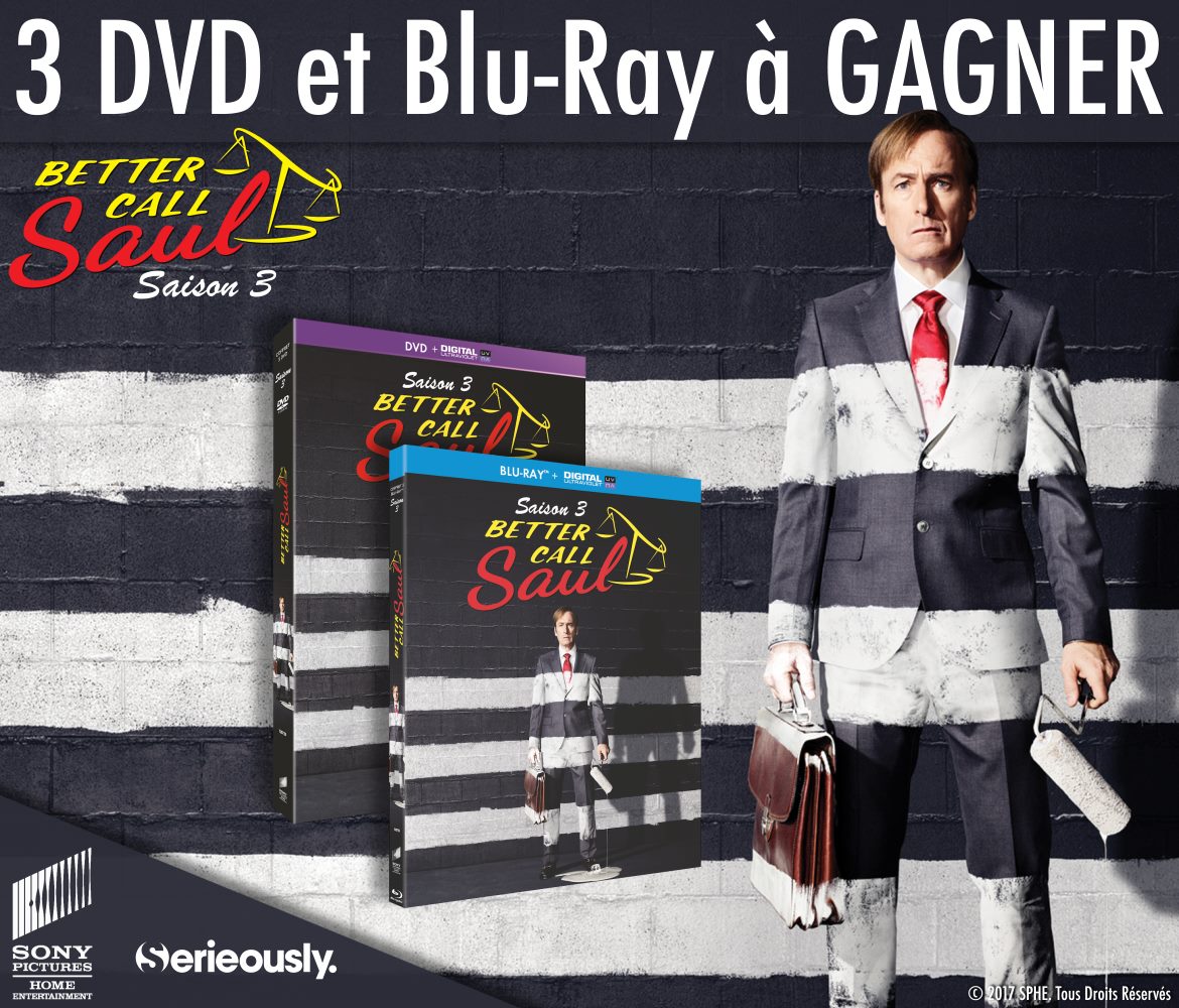 Concours : gagne des coffrets DVD et Blu-ray de Better Call Saul