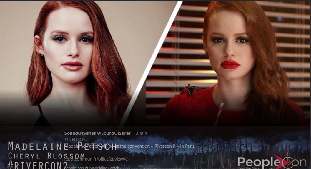 Riverdale : Madelaine Petsch à Paris pour rencontrer ses fans