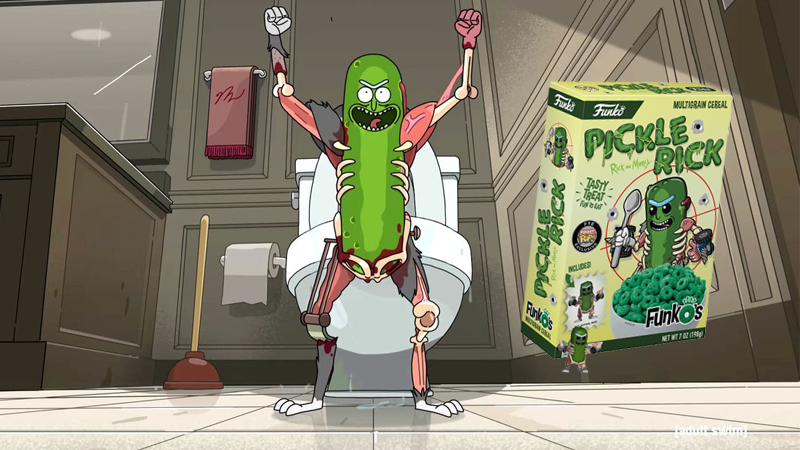 Rick and Morty : mettez les céréales Pickle Rick dans votre bol (avant le lait évidemment)