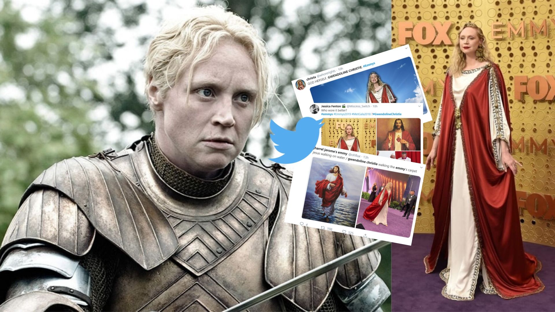 Emmy Awards : les meilleures réactions sur la tenue de Gwendoline Christie (GoT)