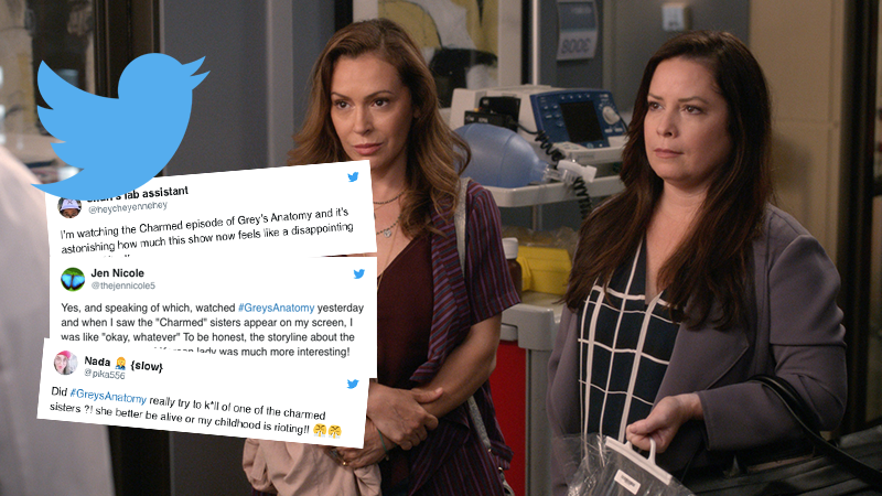 Grey&rsquo;s Anatomy : ces fans qui ont trouvé la réunion Charmed complètement inutile