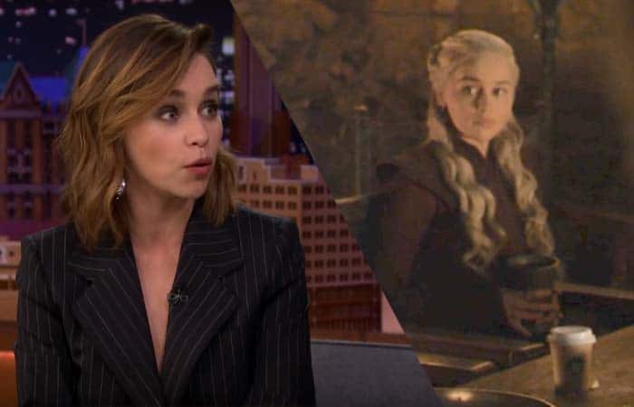 Game of Thrones : on sait enfin à qui appartient le gobelet de café, Emilia Clarke dévoile le coupable