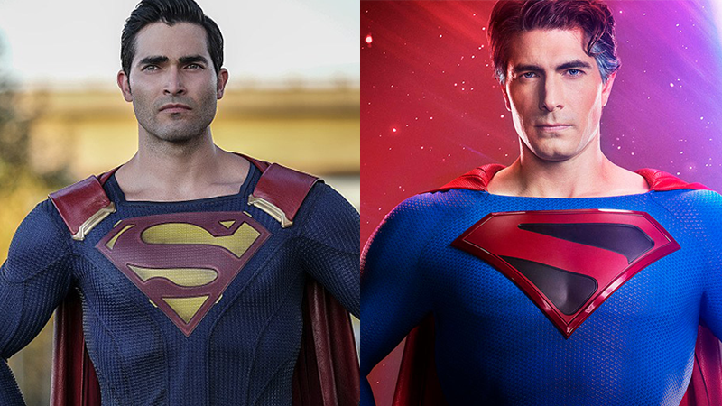 Tyler Hoechlin et Brandon Routh enfilent leur costume de Superman pour une photo inédite