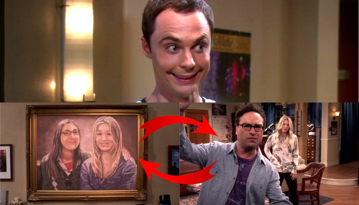 The Big Bang Theory : qui avait remarqué cette grosse erreur sur le tableau d’Amy et Penny ?