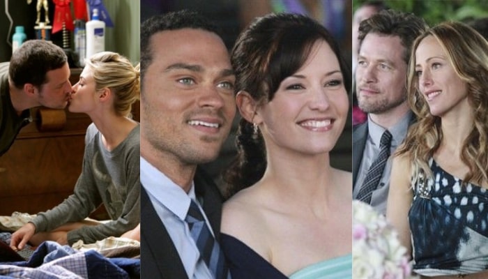 10 couples de Grey’s Anatomy que vous avez probablement oubliés