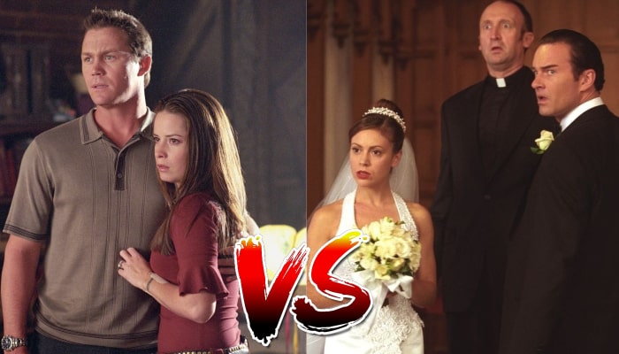 Sondage : le match ultime, tu préfères Piper/Leo ou Phoebe/Cole de Charmed ?