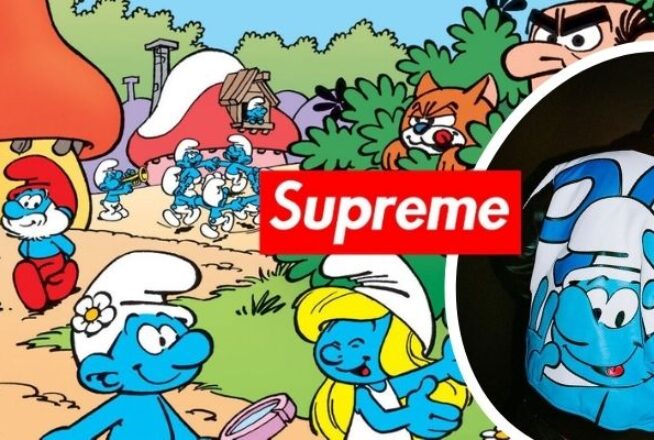 Alerte ! Supreme dévoile sa collection de fringues dédiée aux Schtroumpfs