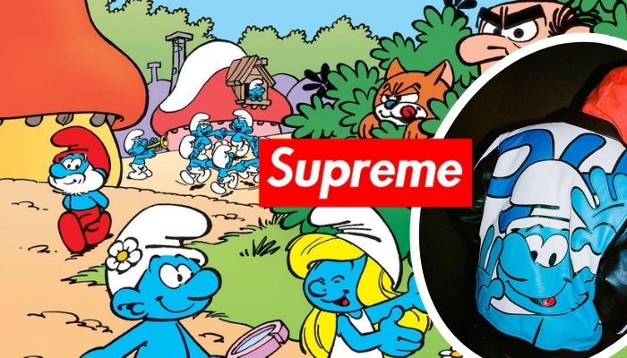 Alerte ! Supreme dévoile sa collection de fringues dédiée aux Schtroumpfs