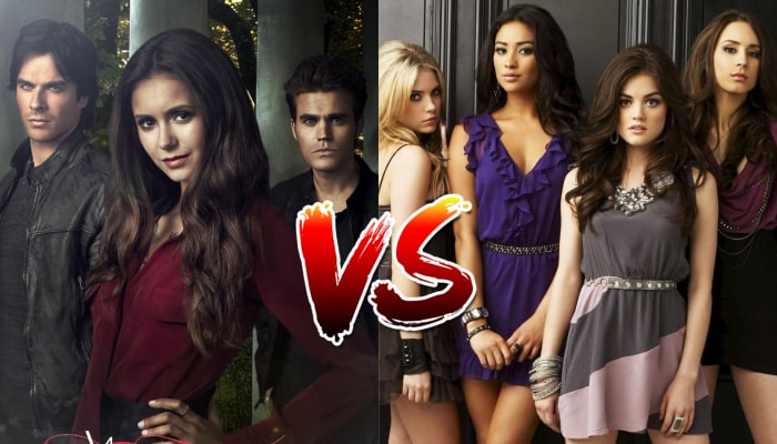 Sondage : le match ultime, tu préfères The Vampire Diaries ou Pretty Little Liars ?