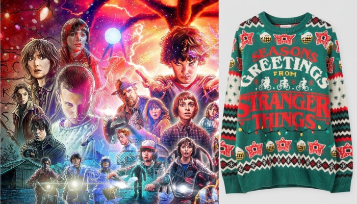 Stranger Things : Pull and Bear a sorti un pull de Noël trop cool dédié à la série