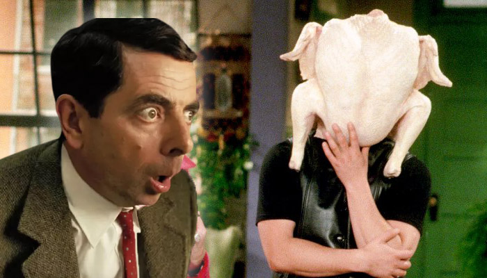 Friends : Mr Bean accuse la série de lui avoir volé le gag de la dinde sur la tête