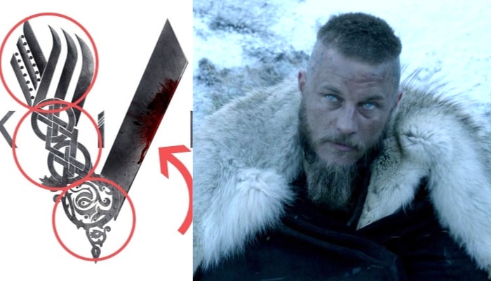 Vikings :  découvrez la signification cachée derrière les symboles du logo de la série