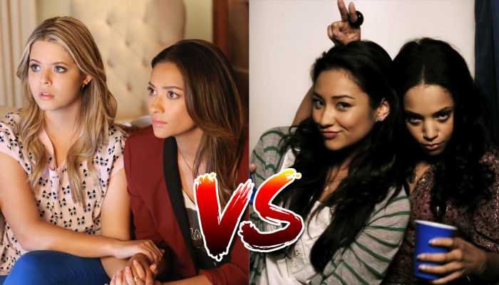 Sondage : le match ultime, tu préfères Emily avec Alison ou Maya de Pretty Little Liars ?