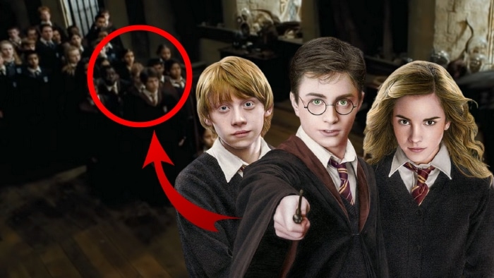 Harry Potter : avez-vous remarqué les doublures de Harry, Ron et Hermione dans cette scène ?