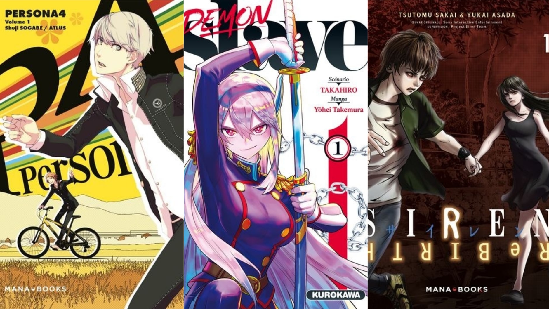 Demon Slave, Persona 4, Siren Rebirth&#8230; 3 mangas à découvrir absolument