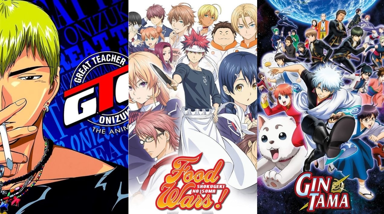 GTO, Food Wars, Gintama&#8230; TOP 5 des animes les plus drôles