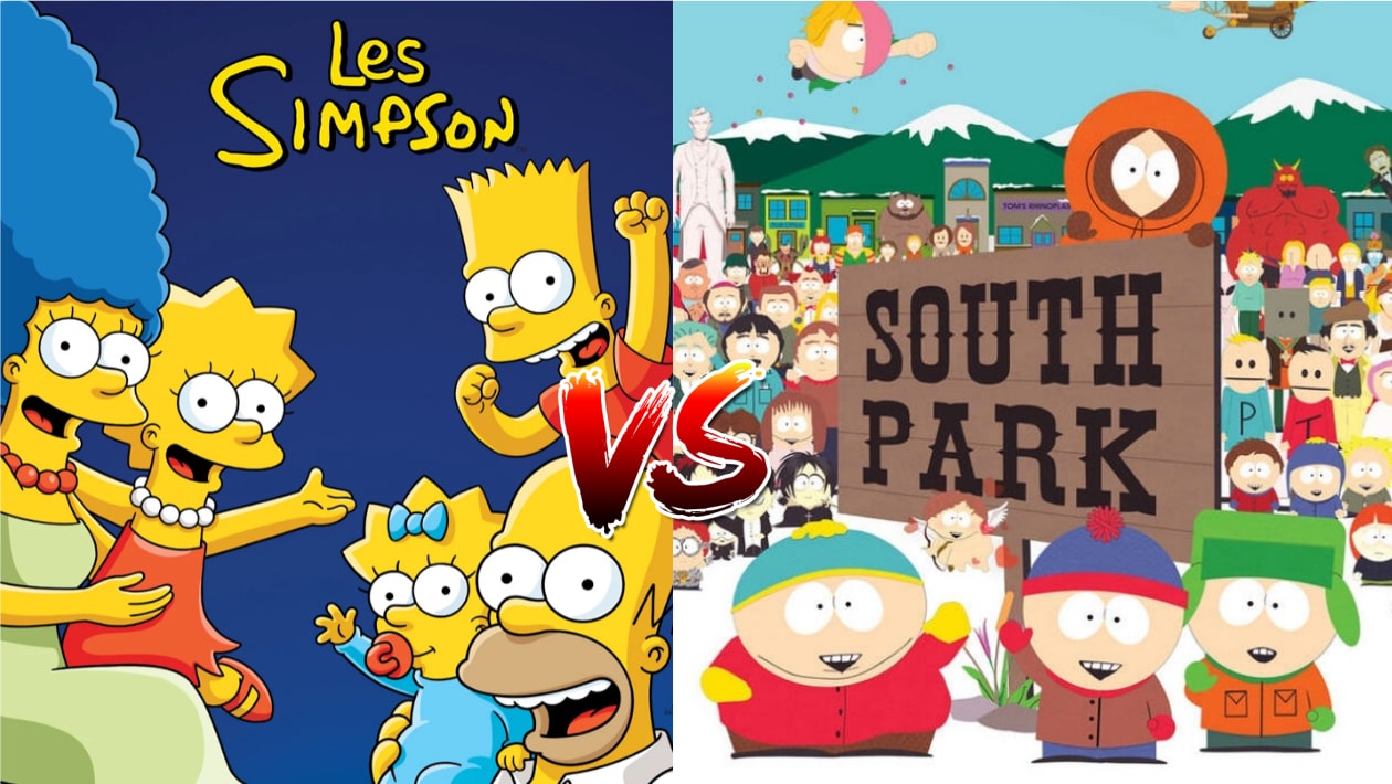 Sondage : le match ultime, tu préfères Les Simpson ou South Park ?