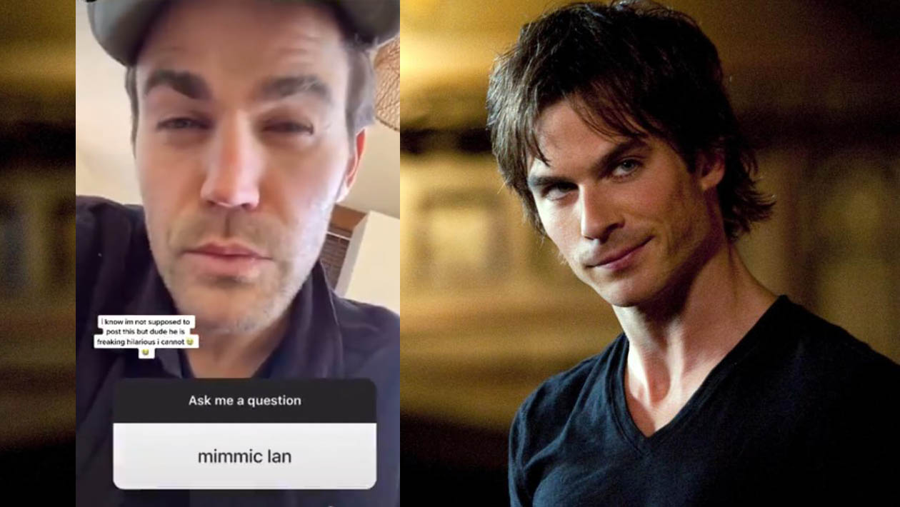 The Vampire Diaries : Paul Wesley imite Ian Somerhalder sur Instagram, et on n&rsquo;en peut plus de rire