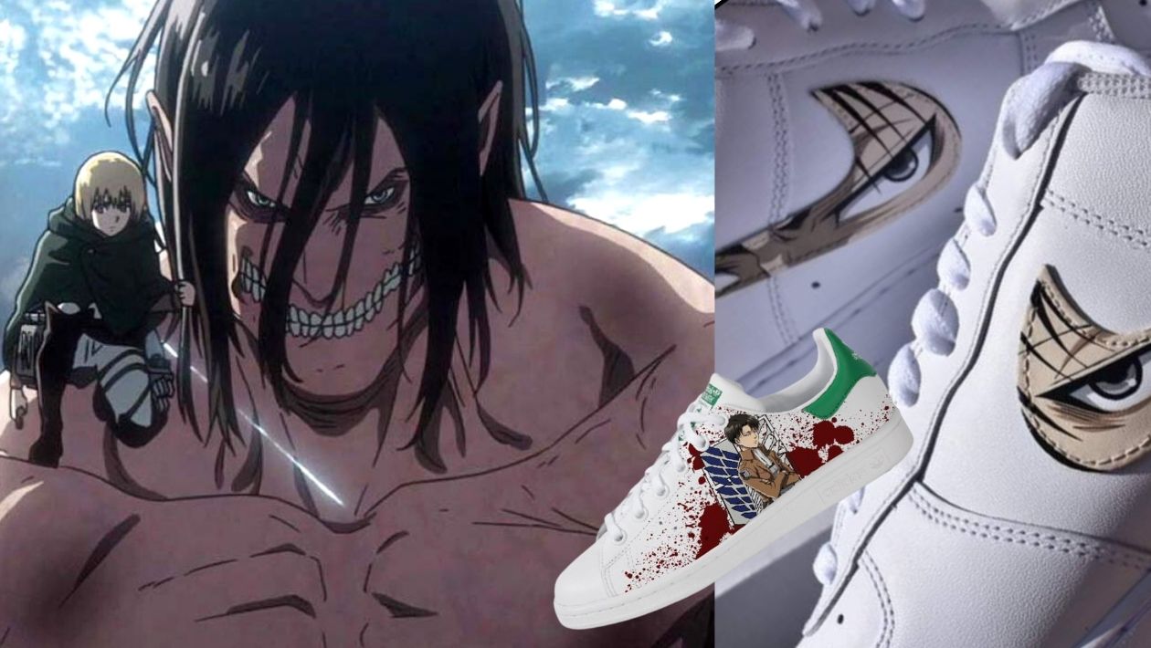 L&rsquo;Attaque des Titans : offre-toi des baskets customisées à l&rsquo;effigie des héros de l&rsquo;anime