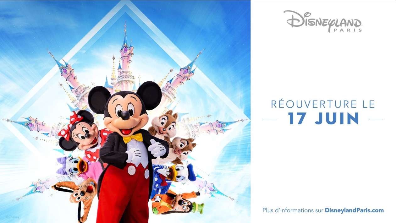 Disneyland Paris : le parc rouvre officiellement ses portes le 17 juin