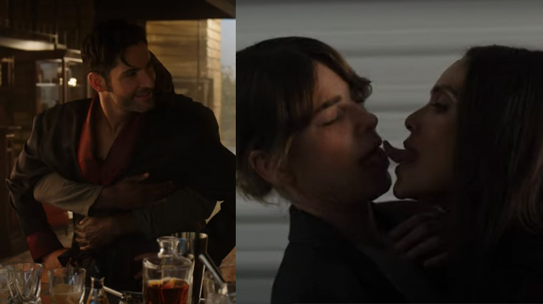 Lucifer : Netflix dévoile le bêtisier de la saison 5, avec un baiser très étrange entre Chloé et Maze