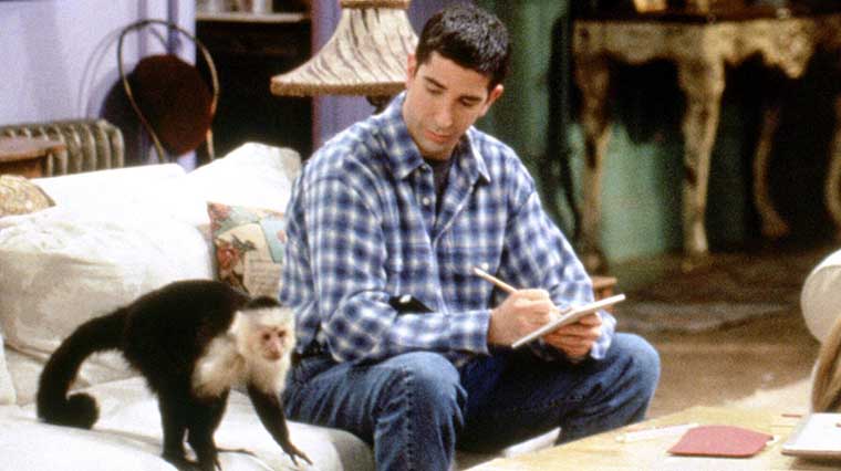 Friends : David Schwimmer était jaloux de Marcel selon le dresseur du singe