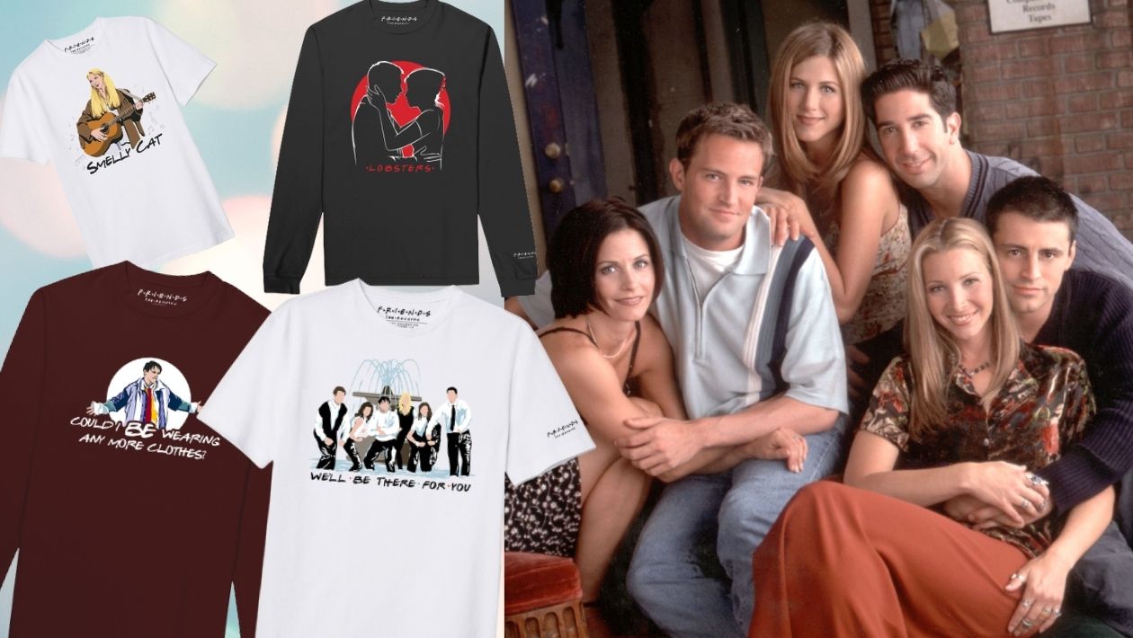 Friends : la série culte s&rsquo;affiche sur une première collection officielle de vêtements