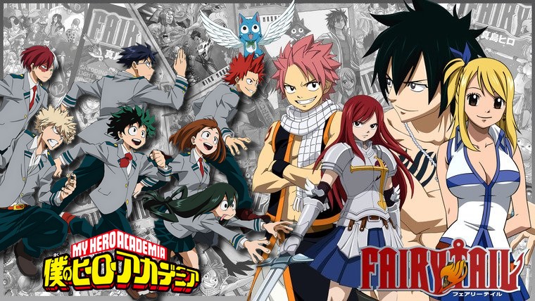 Ce quiz te dira quel combo de personnages de My Hero Academia et Fairy Tail tu es