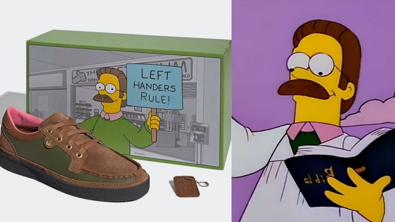 Les Simpson x Adidas : Ned Flanders s&rsquo;affiche sur une paire de baskets déjà culte