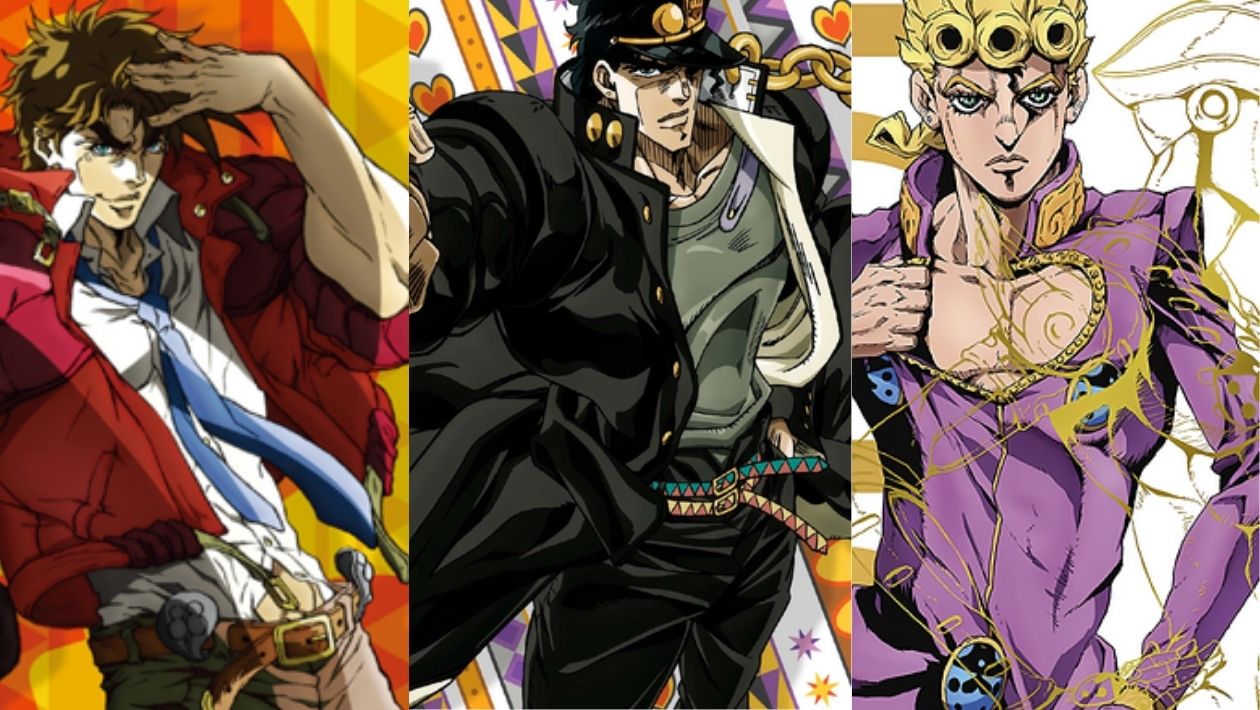 Quiz JoJo&rsquo;s Bizarre Adventure : donne nous tes préférences on te dira si tu es plus Joseph, Jotaro ou Giorno