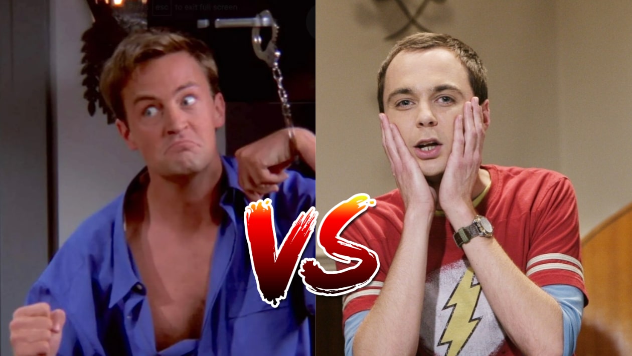 Sondage : qui est le plus drôle entre Chandler de Friends et Sheldon de The Big Bang Theory ?