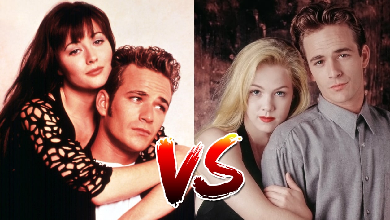 Sondage : le match ultime, tu préfères Dylan avec Brenda ou Kelly dans Beverly Hills 90210 ?