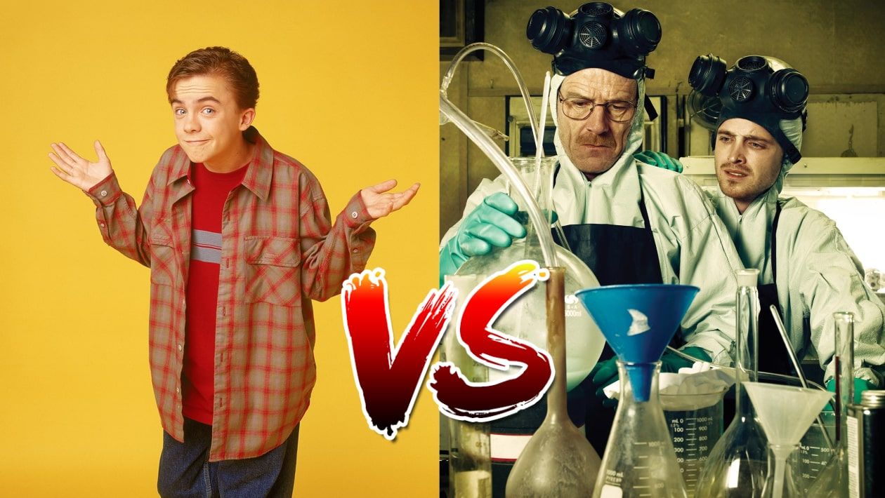 Sondage le match ultime improbable tu préfères Malcolm ou Breaking Bad