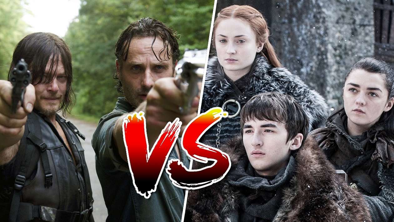 Sondage : le match ultime, tu préfères The Walking Dead ou Game Of Thrones ?