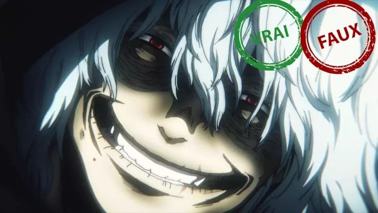 Quiz My Hero Academia : auras-tu 10/10 à ce vrai ou faux sur Shigaraki Tomura ?