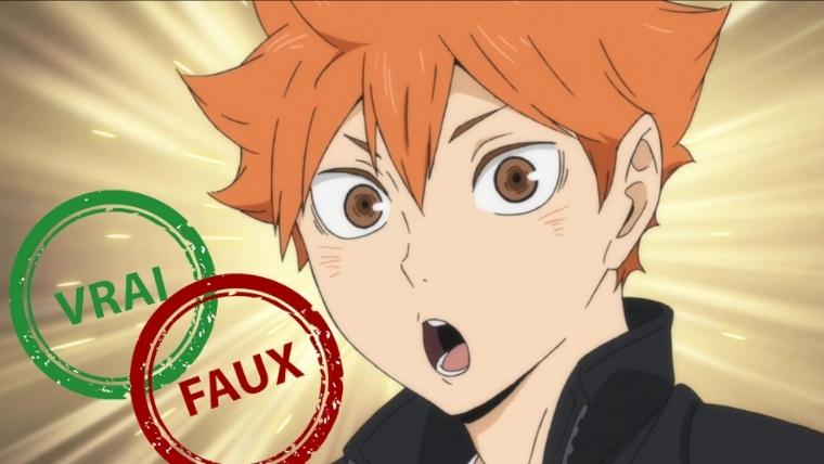 Haikyu!! : impossible d&rsquo;avoir 10/10 à ce quiz Vrai ou Faux sur Hinata