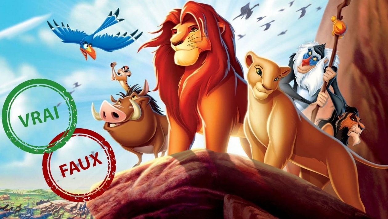 Le Roi Lion : seul un vrai fan du Disney aura 10/10 à ce quiz vrai ou faux