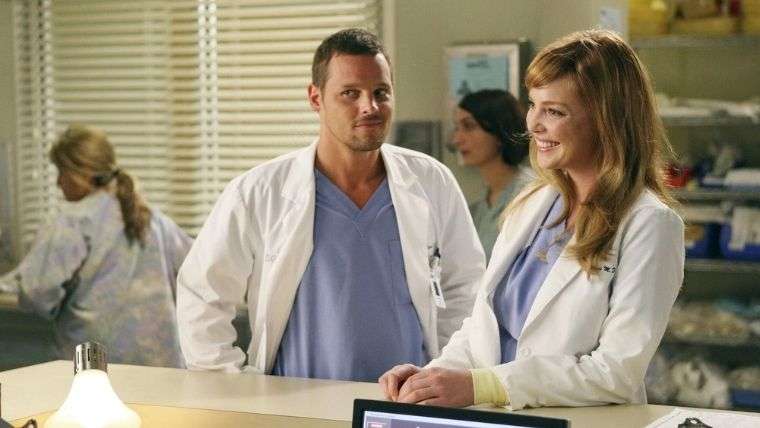 alex karev et izzie stevens dans grey's anatomy