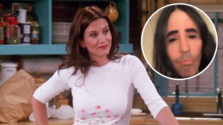 Friends : Courteney Cox essaie un filtre de la série sur Instagram et le résultat est effrayant