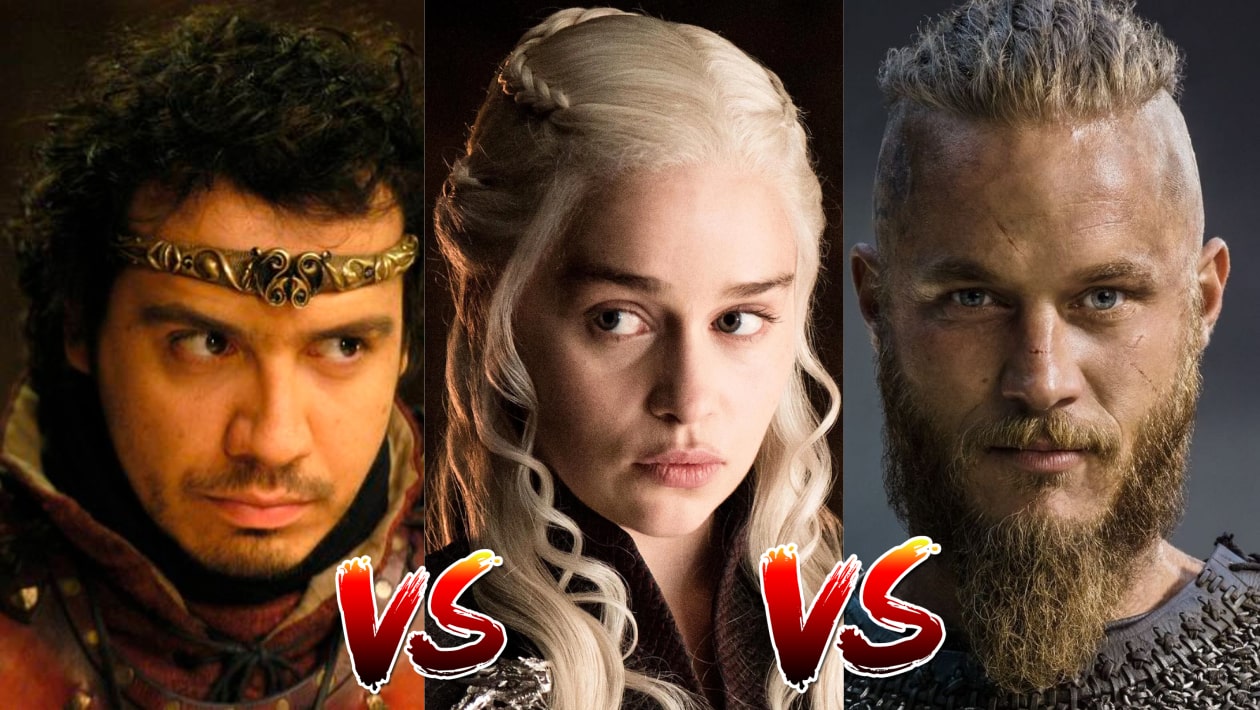 Sondage : le match ultime, tu préfères Kaamelott, Game of Thrones ou Vikings ?