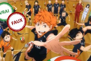 Haikyu!! : auras-tu 10/10 à ce quiz vrai ou faux sur l&rsquo;anime ?