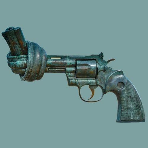 Un revolver abimé