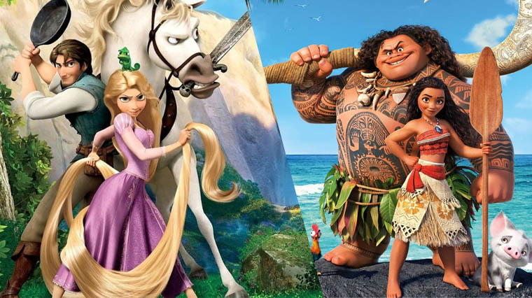 Sondage : quel Disney préfères-tu entre Raiponce et Vaiana ?