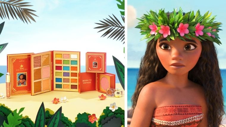 Disney : Vaiana s&rsquo;offre une collection ensoleillée de maquillage chez Makeup Revolution