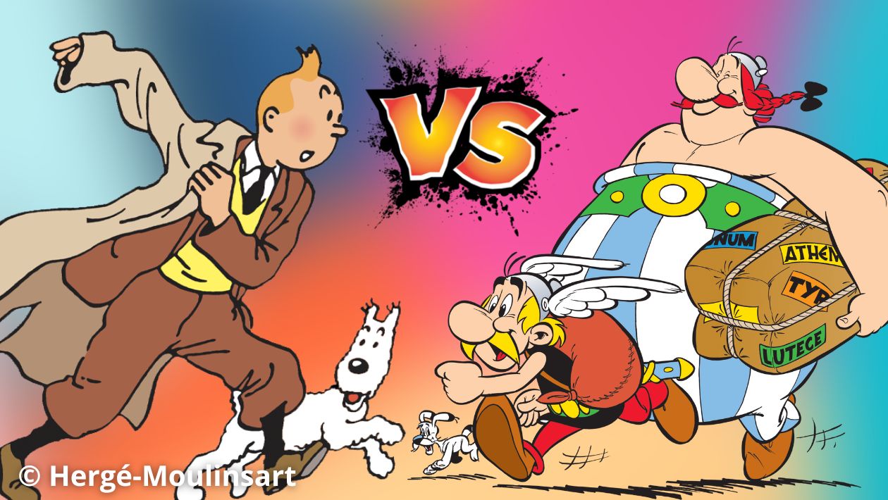 Sondage, le match ultime : tu préfères le dessin animé Tintin ou Astérix ?