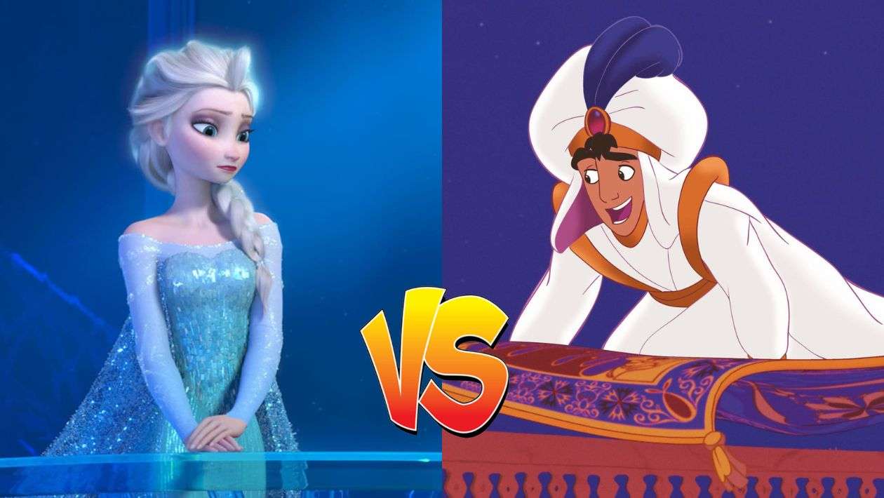 Sondage : tu préfères La Reine des Neiges ou Aladdin ?