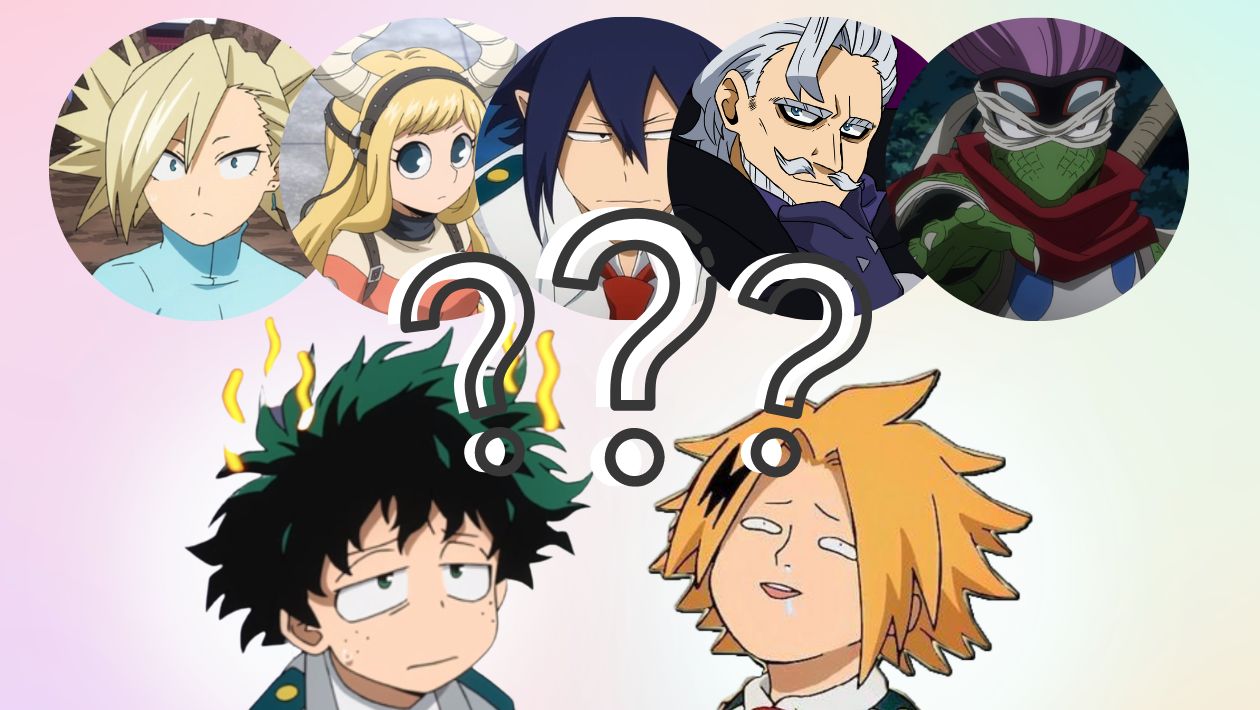 Quiz My Hero Academia : seul un vrai fan saura nommer ces 10 personnages