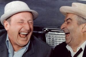 Quiz : cette image appartient-elle à un film avec Louis de Funès, Bourvil, ou les deux ?